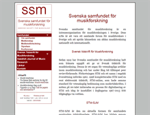 Tablet Screenshot of musikforskning.se